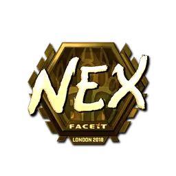 Sticker | nex (Gold) | London 2018