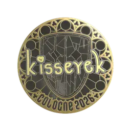 Sticker | kisserek (Gold) | Cologne 2026