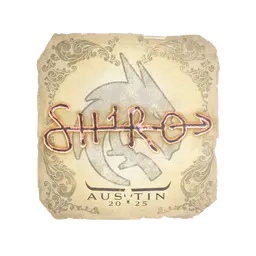 Sticker | sh1ro | Austin 2025