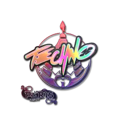 Sticker | Techno4K (Holo) | Paris 2023