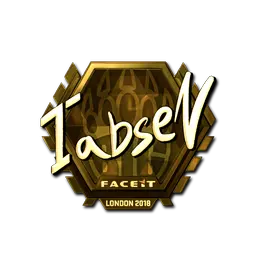 Sticker | tabseN (Gold) | London 2018