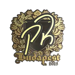 Sticker | PR (Gold) | Budapest 2025