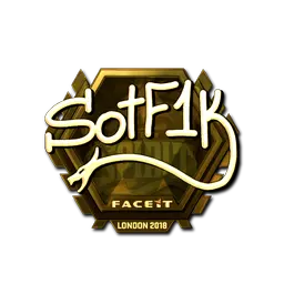 Sticker | S0tF1k (Gold) | London 2018