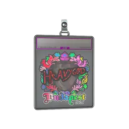 Sticker Slab | Heavygod (Holo) | Budapest 2025