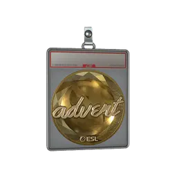 Sticker Slab | advent (Gold) | Katowice 2019