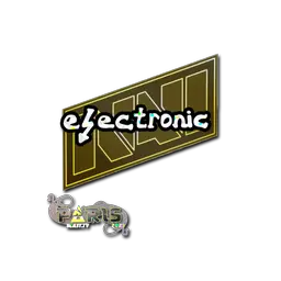 Sticker | electronic (Glitter) | Paris 2023