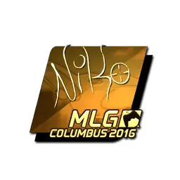 Sticker | NiKo (Gold) | MLG Columbus 2016