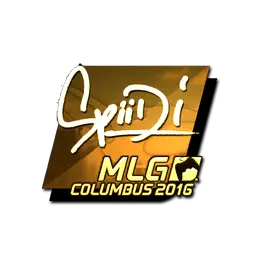Sticker | Spiidi (Gold) | MLG Columbus 2016