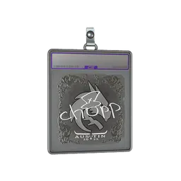 Sticker Slab | chopper (Foil) | Austin 2025