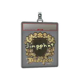Sticker Slab | Jimpphat (Gold) | Budapest 2025