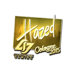 Sticker | hazed (Gold) | Cologne 2015