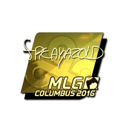 Sticker | freakazoid (Gold) | MLG Columbus 2016