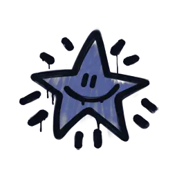 Sealed Graffiti | Shining Star (SWAT Blue)