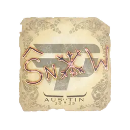 Sticker | snow | Austin 2025