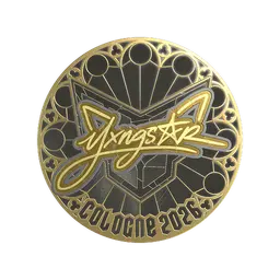 Sticker | yxngstxr (Gold) | Cologne 2026