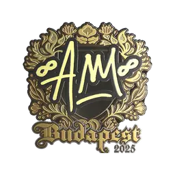 Sticker | AW (Gold) | Budapest 2025