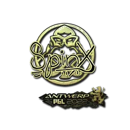 Sticker | Spinx (Gold) | Antwerp 2022