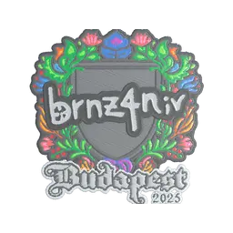 Sticker | brnz4n (Embroidered) | Budapest 2025