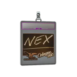 Sticker Slab | nex (Gold) | Cologne 2015