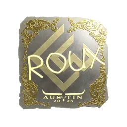 Sticker | ROUX (Gold) | Austin 2025