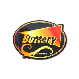 Sticker | Flame Buttery (Holo)