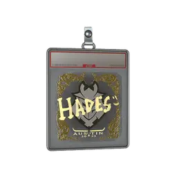 Sticker Slab | hades (Gold) | Austin 2025