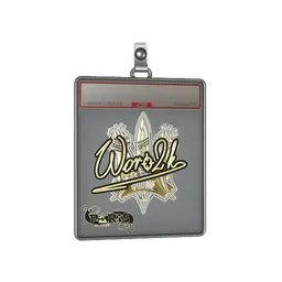 Sticker Slab | Woro2k (Gold) | Paris 2023