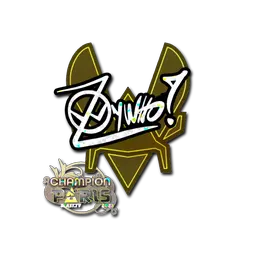 Sticker | ZywOo (Glitter, Champion) | Paris 2023