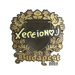 Sticker | xertioN (Gold) | Budapest 2025