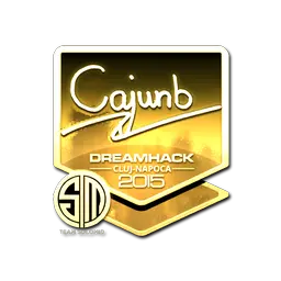 Sticker | cajunb (Gold) | Cluj-Napoca 2015