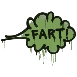 Sealed Graffiti | Fart (Battle Green)