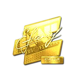 Sticker | flamie (Gold) | Atlanta 2017