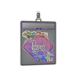Sticker Slab | fame (Glitter, Champion) | Rio 2022