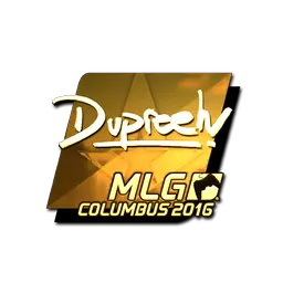 Sticker | dupreeh (Gold) | MLG Columbus 2016