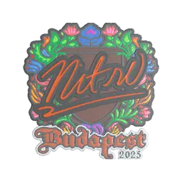 Sticker | nitr0 (Embroidered) | Budapest 2025