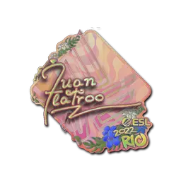 Sticker | juanflatroo (Holo) | Rio 2022