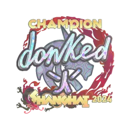 Sticker | donk (Holo, Champion) | Shanghai 2024