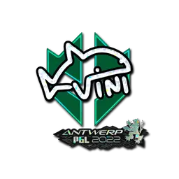 Sticker | VINI (Glitter) | Antwerp 2022
