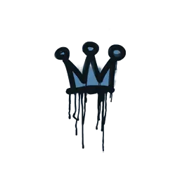 Sealed Graffiti | Little Crown (Monarch Blue)