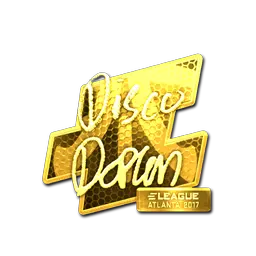 Sticker | disco doplan (Gold) | Atlanta 2017