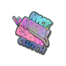Sticker | Nice Clutch (Holo)