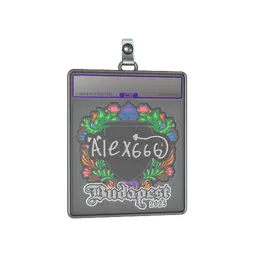 Sticker Slab | alex666 (Embroidered) | Budapest 2025