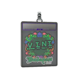Sticker Slab | VINI (Embroidered) | Budapest 2025