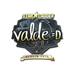 Sticker | v4lde (Gold) | Berlin 2019
