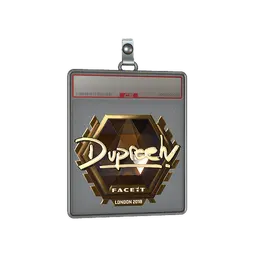Sticker Slab | dupreeh (Gold) | London 2018
