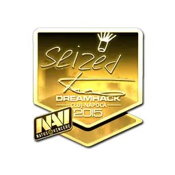 Sticker | seized (Gold) | Cluj-Napoca 2015