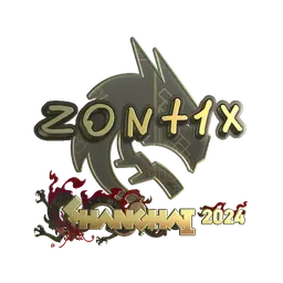 Sticker | zont1x (Gold) | Shanghai 2024