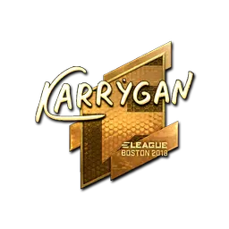 Sticker | karrigan (Gold) | Boston 2018