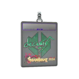 Sticker Slab | decenty (Glitter) | Shanghai 2024