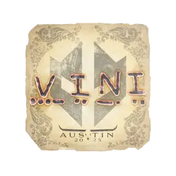 Sticker | VINI | Austin 2025